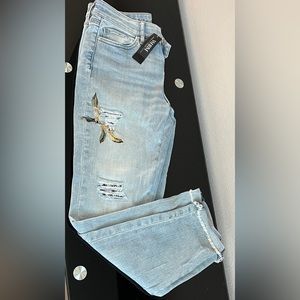 Whbm everyday soft crop jeans